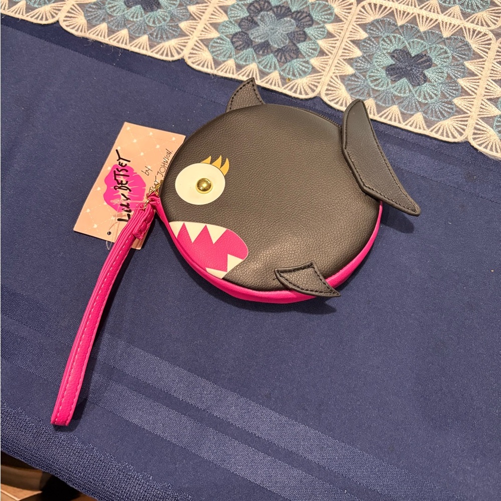 Betsey Johnson Shark Wristlet